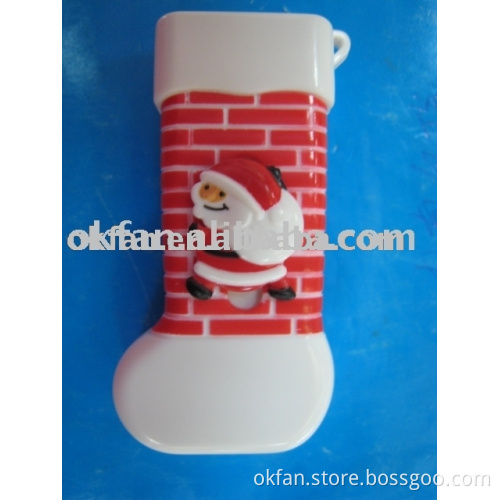 Santa Clause Shoe USB Flash Disk KF-U-30